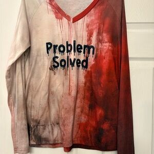 Problem Solved Long sleeve shirt. Medium